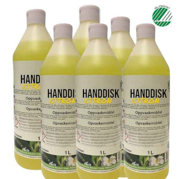 Handdisk citron 6 x 1 liter KEMGROSSISTEN