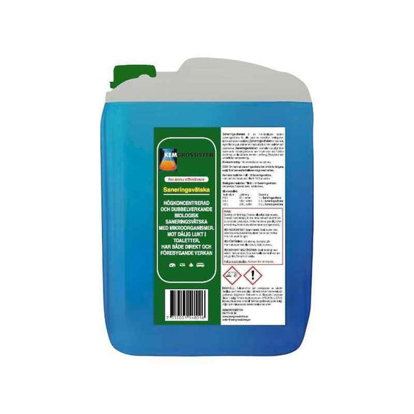 Saneringsvätska Toaletter 25 liters dunk